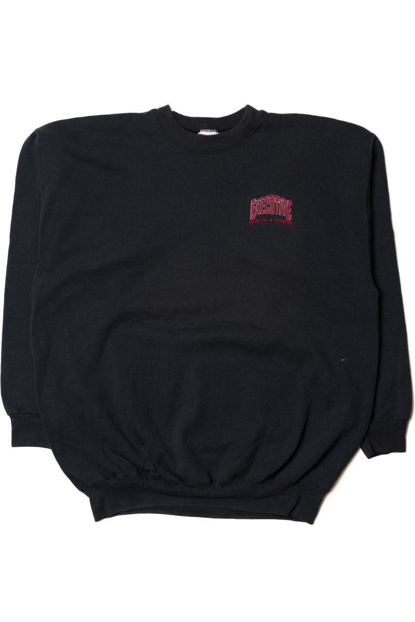 Vintage "Executive Health & Fitness" Embroidered Sweatshirt