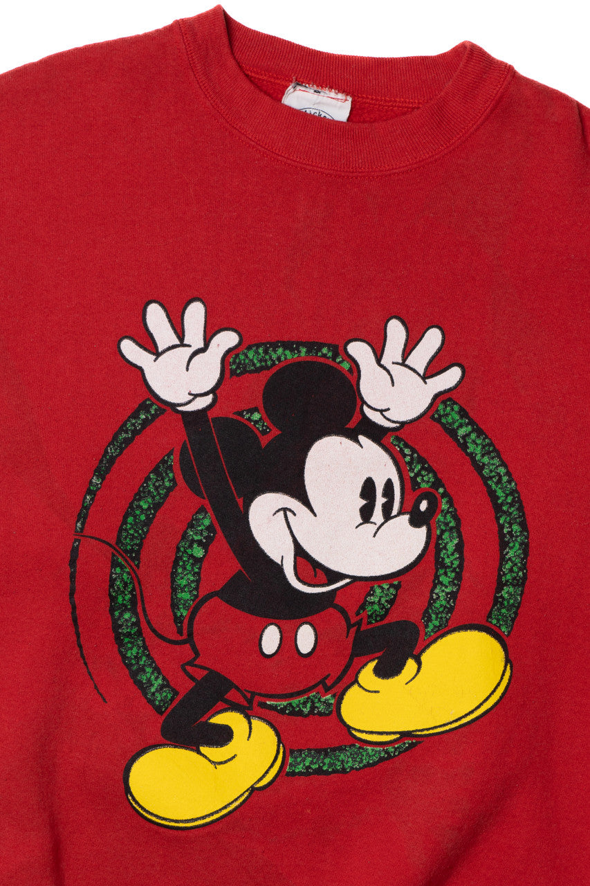 Vintage Mickey Mouse Spiral Disney Sweatshirt