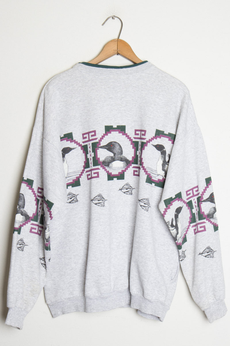 Vintage Loon Sweatshirt w/ Pockets