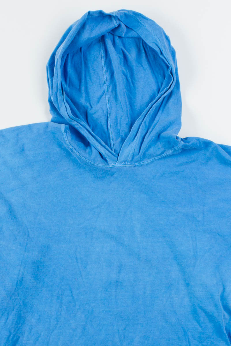 Blue Basic Lightweight Hoodie