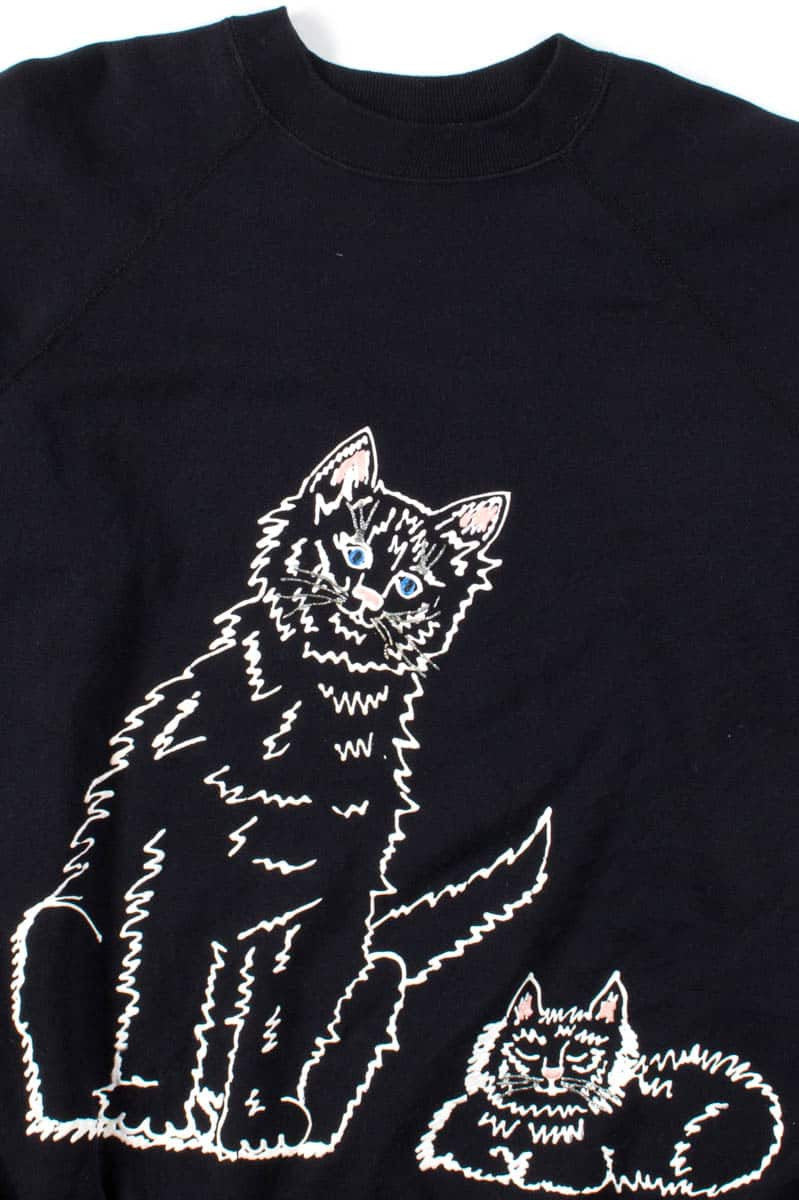 Gel Painted Cat Sweatshirt