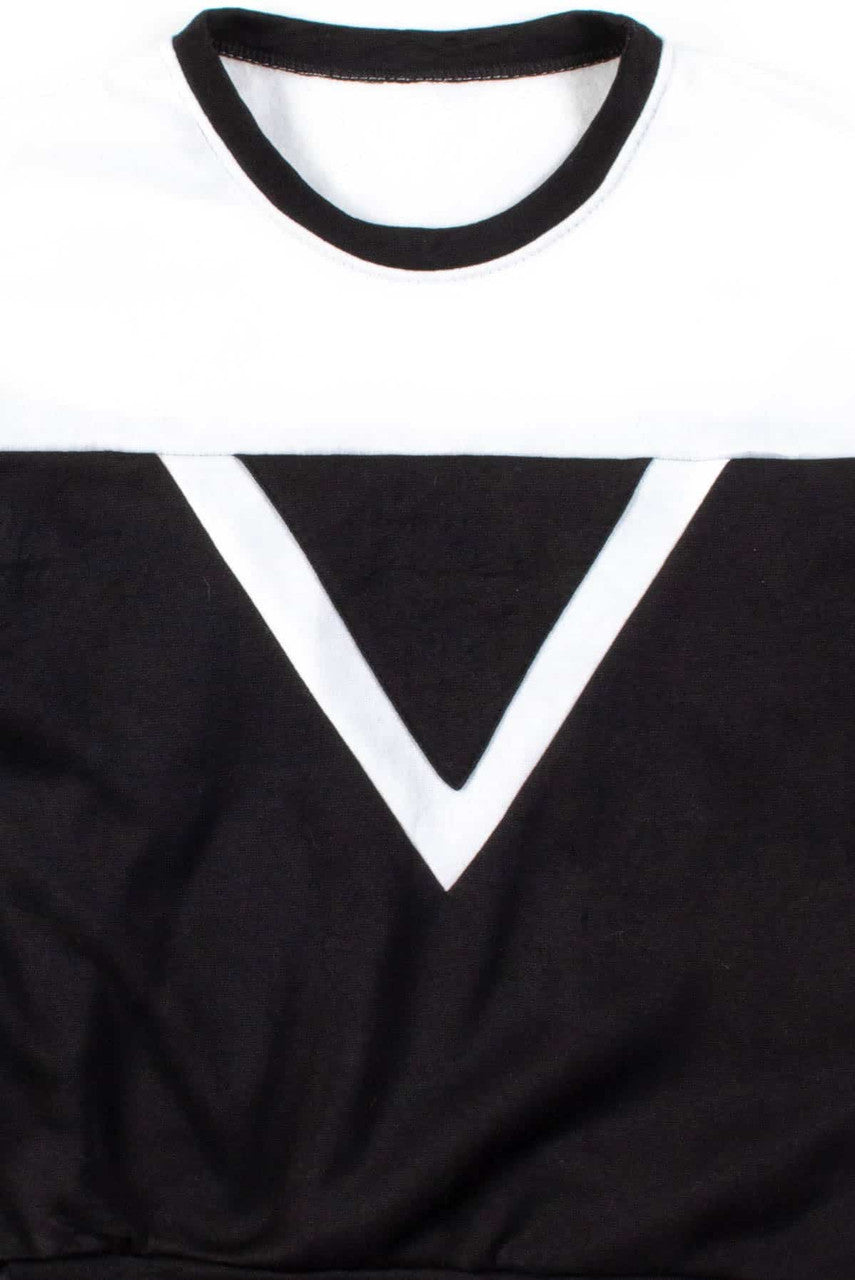 Black & White Triangle Sweatshirt