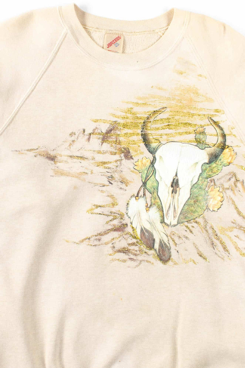 Buffalo Skull Sweatshirt