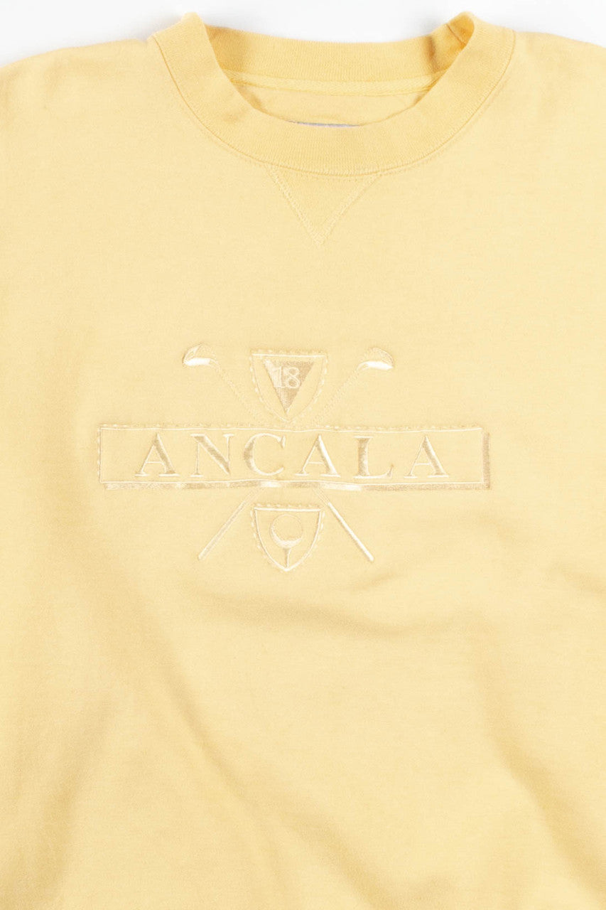 Yellow Ancala Country Club Sweatshirt