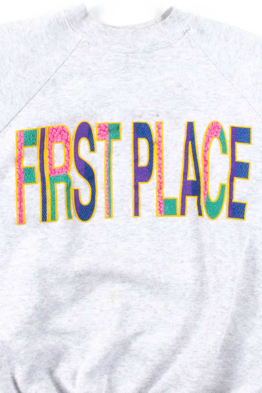 First Place Elastic Waist Sweatshirt