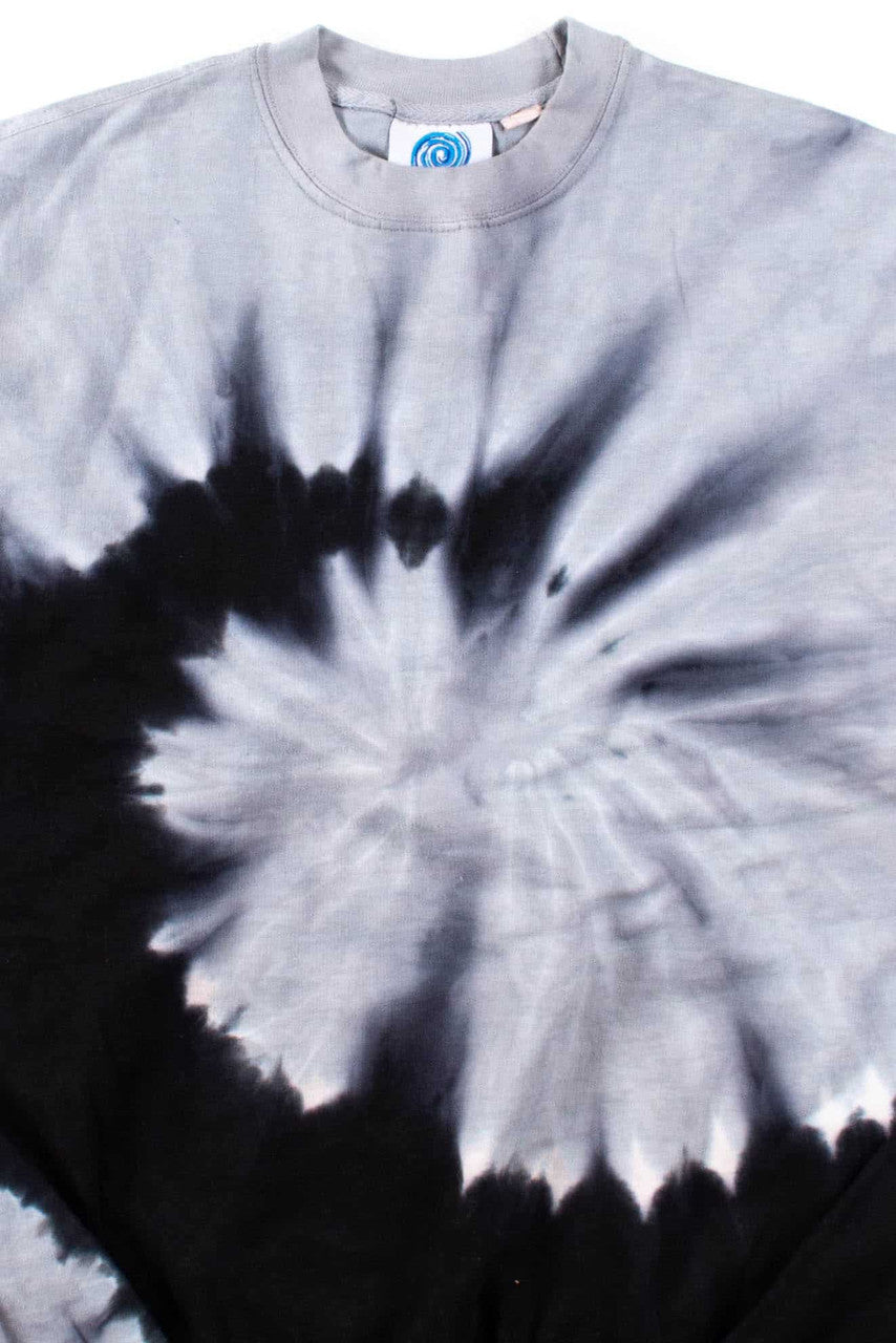 Grey Spiral Tie Dye Sweatshirt