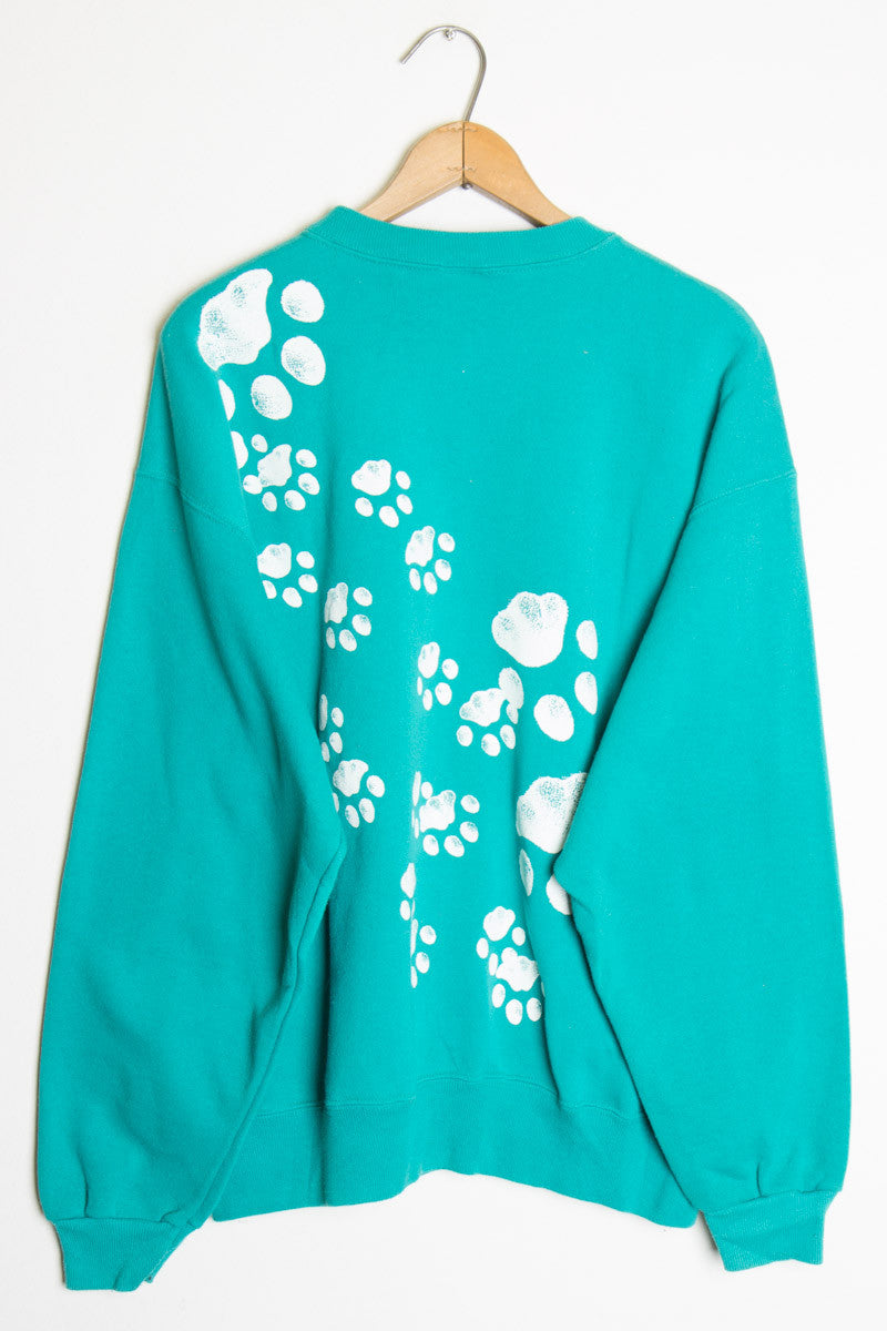 Pawprints Vintage Sweatshirt
