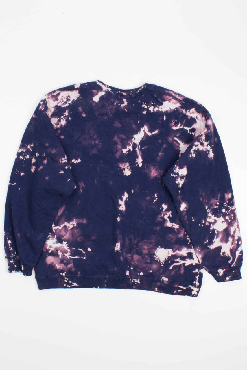Navy Splatter Bleached Vintage Sweatshirt
