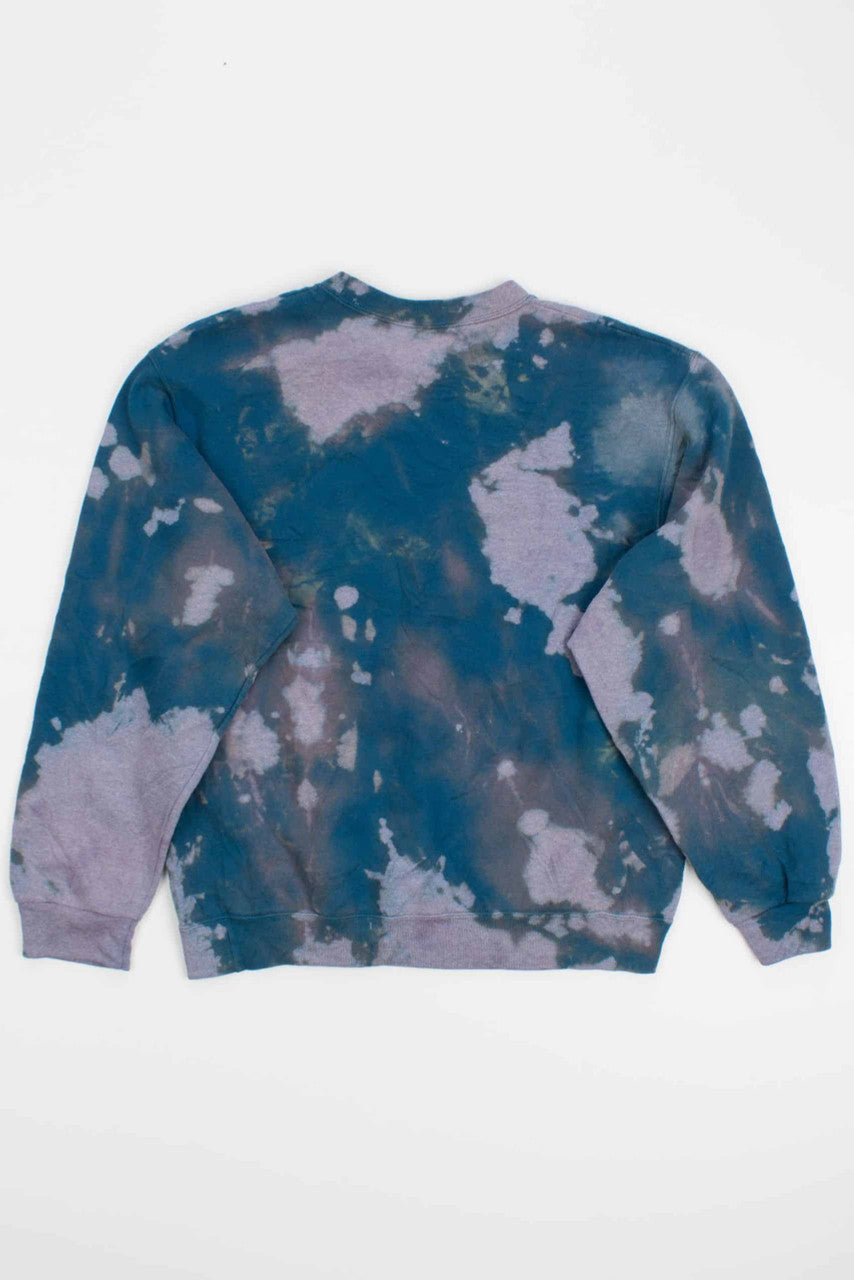 Teal and Grey Bleached Vintage Sweatshirt
