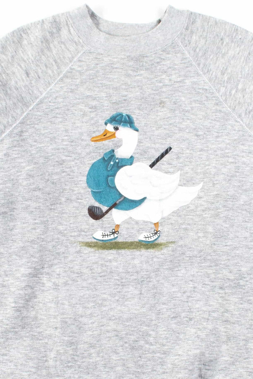 Golf Duck Vintage Sweatshirt