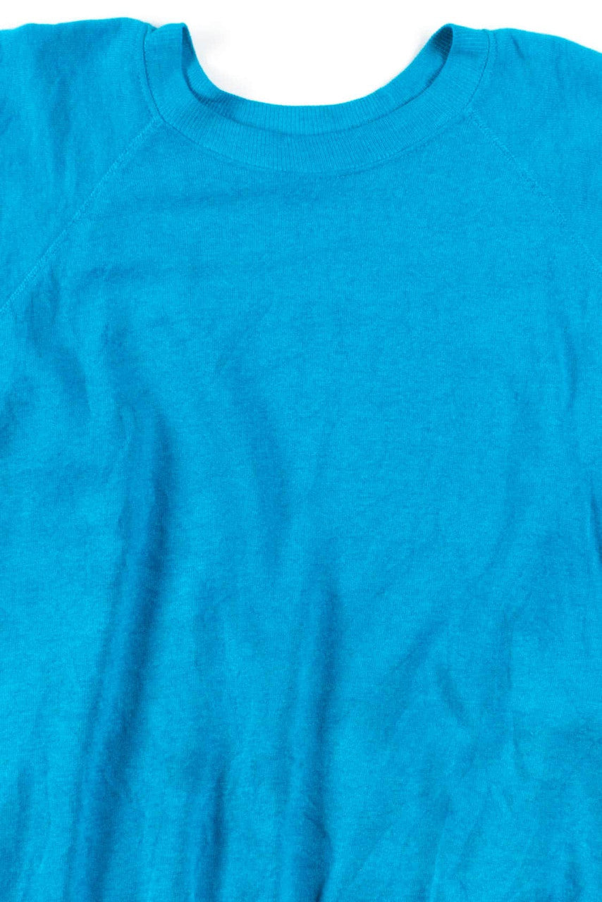 Blue Bleached Sweatshirt