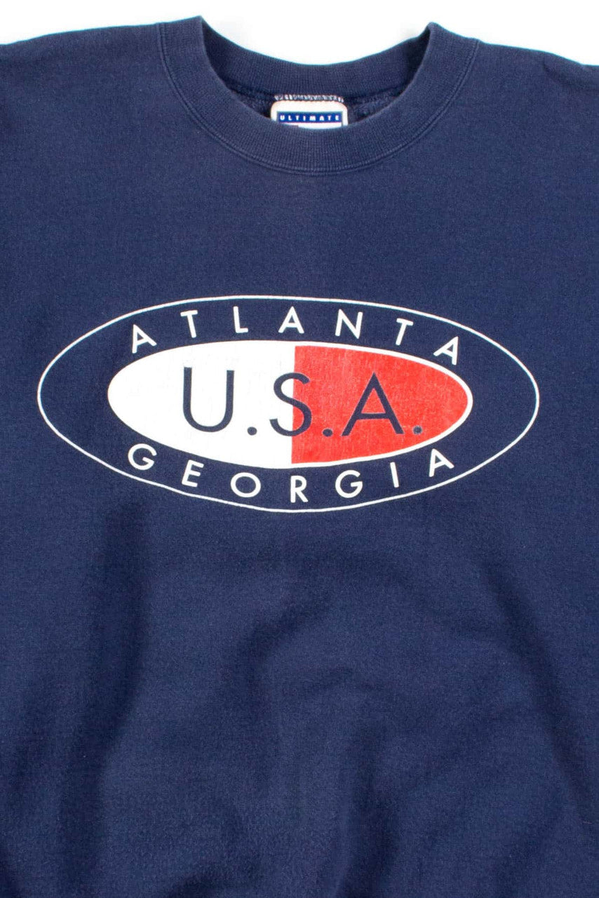 Atlanta Georgia Oval Sweatshirt