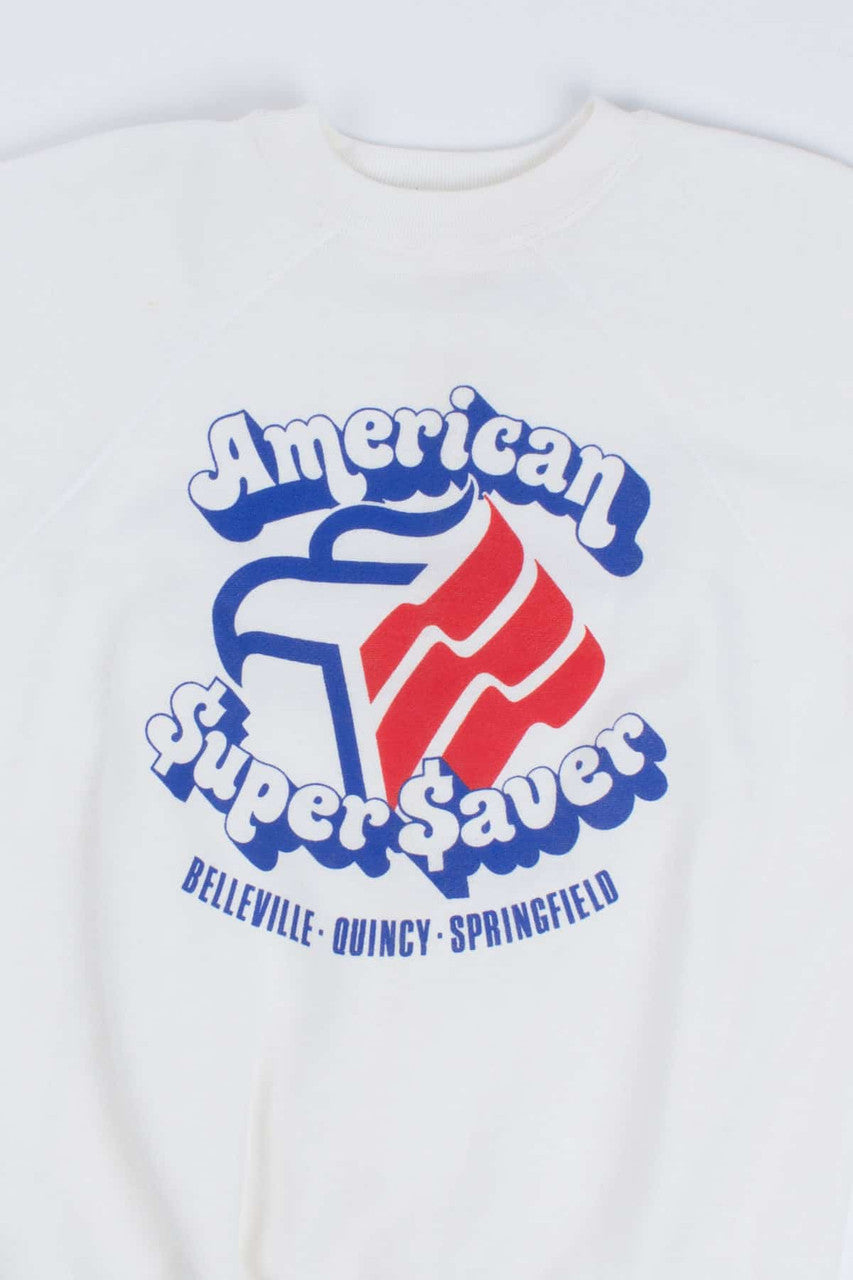 American Super Saver Vintage Sweatshirt Tee