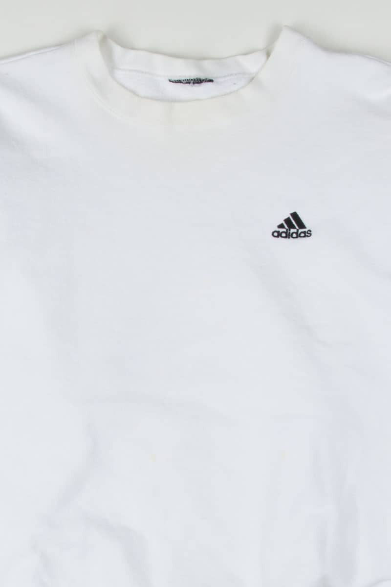 White Adidas Sweatshirt 1