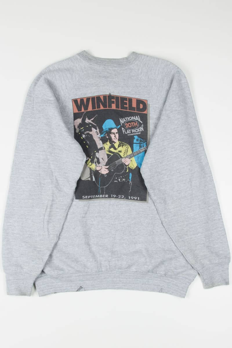 Winfield 20th National Flat Pickin Championship Sweatshirt