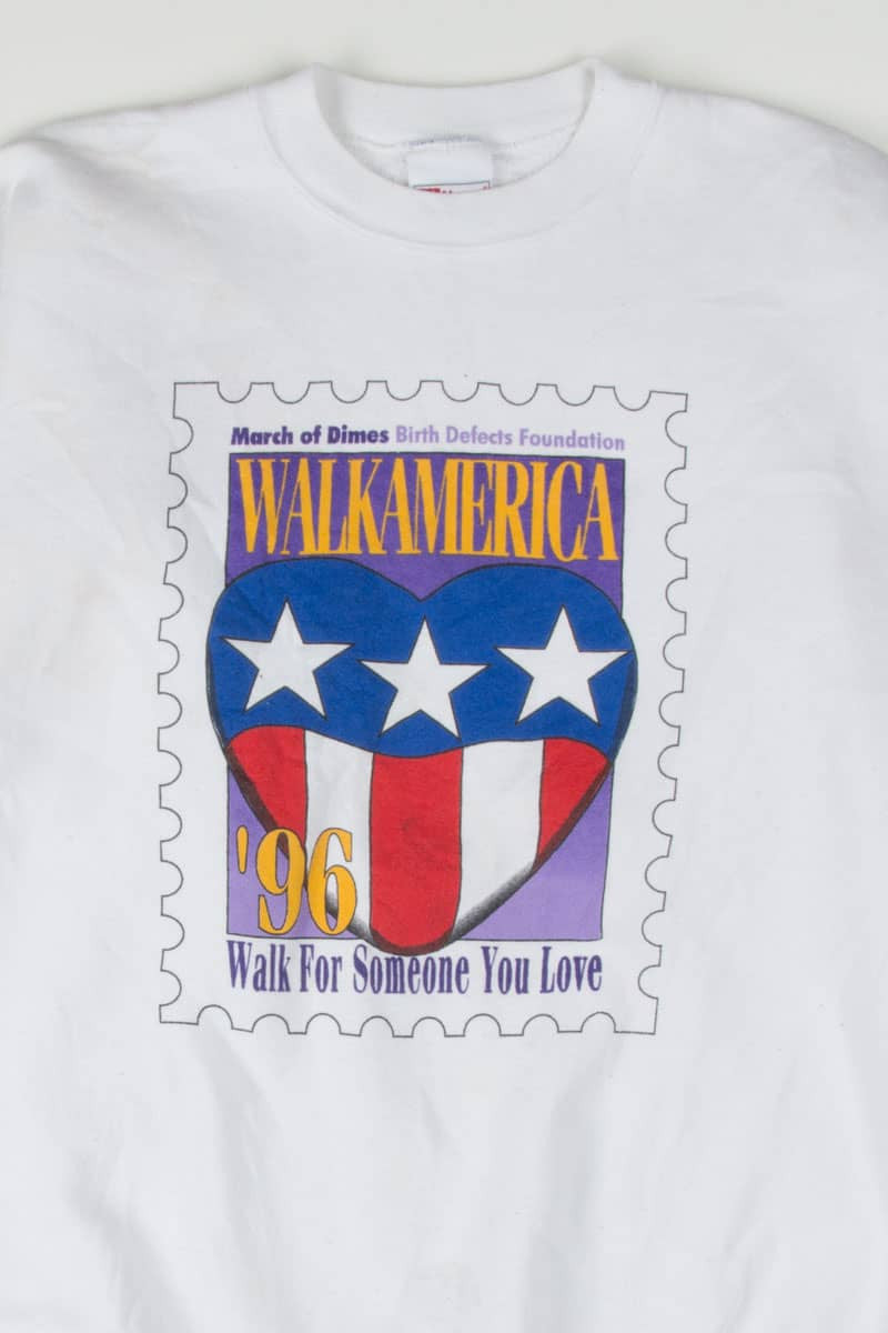 March of Dimes 1996 Walk America Sweatshirt