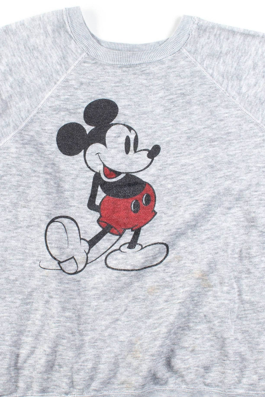 Vintage Grey Mickey Mouse Sweatshirt