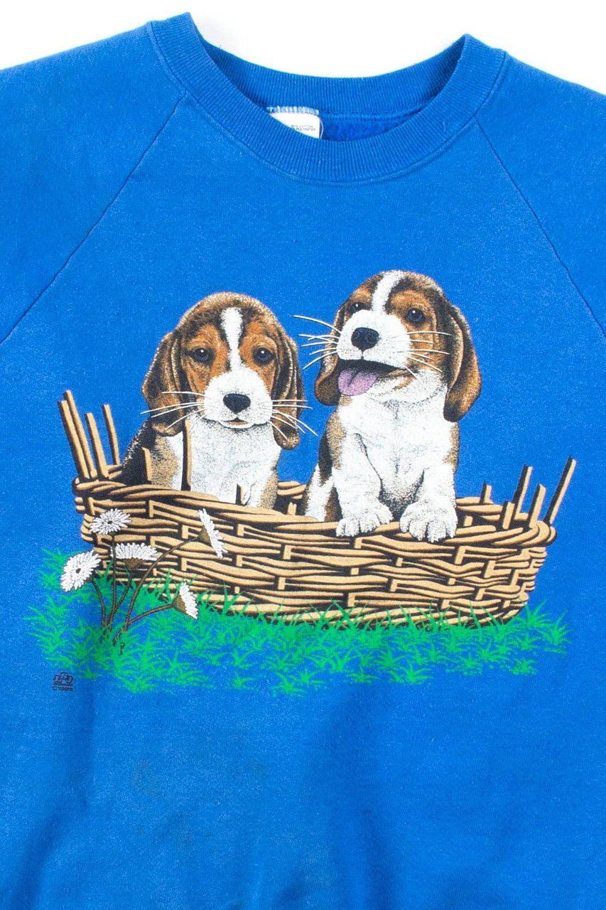 Puppy Basket Sweatshirt