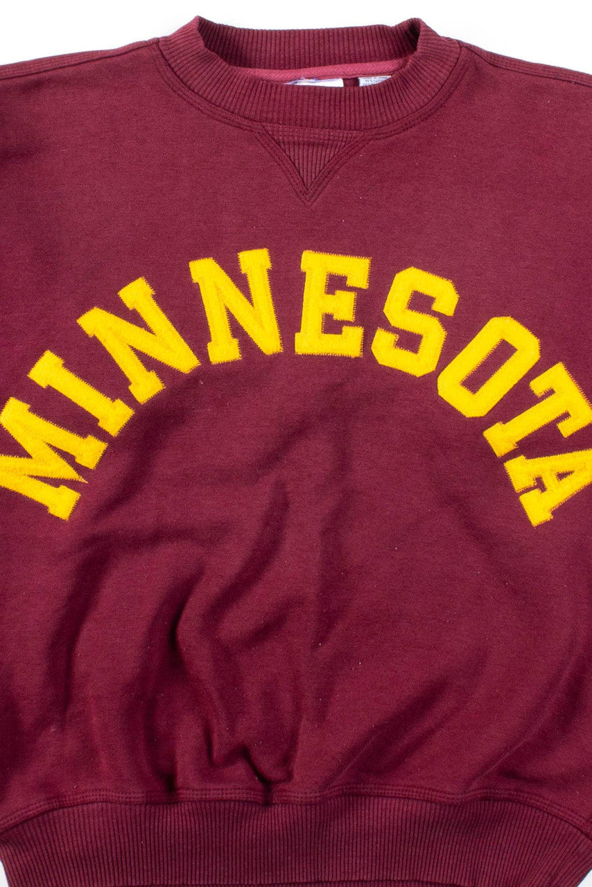 University Of Minnesota Spellout Sweatshirt