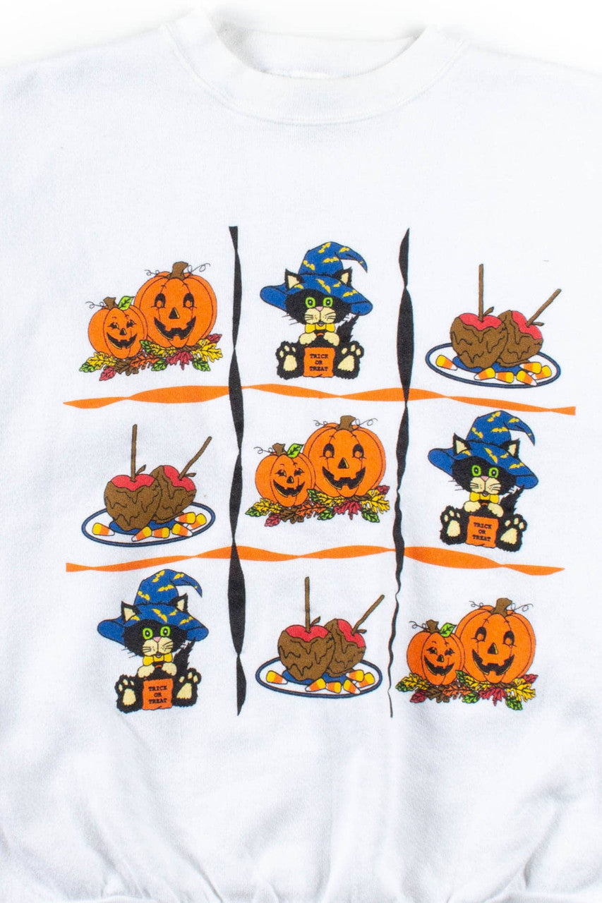 Halloween Tic-Tac-Toe Sweatshirt