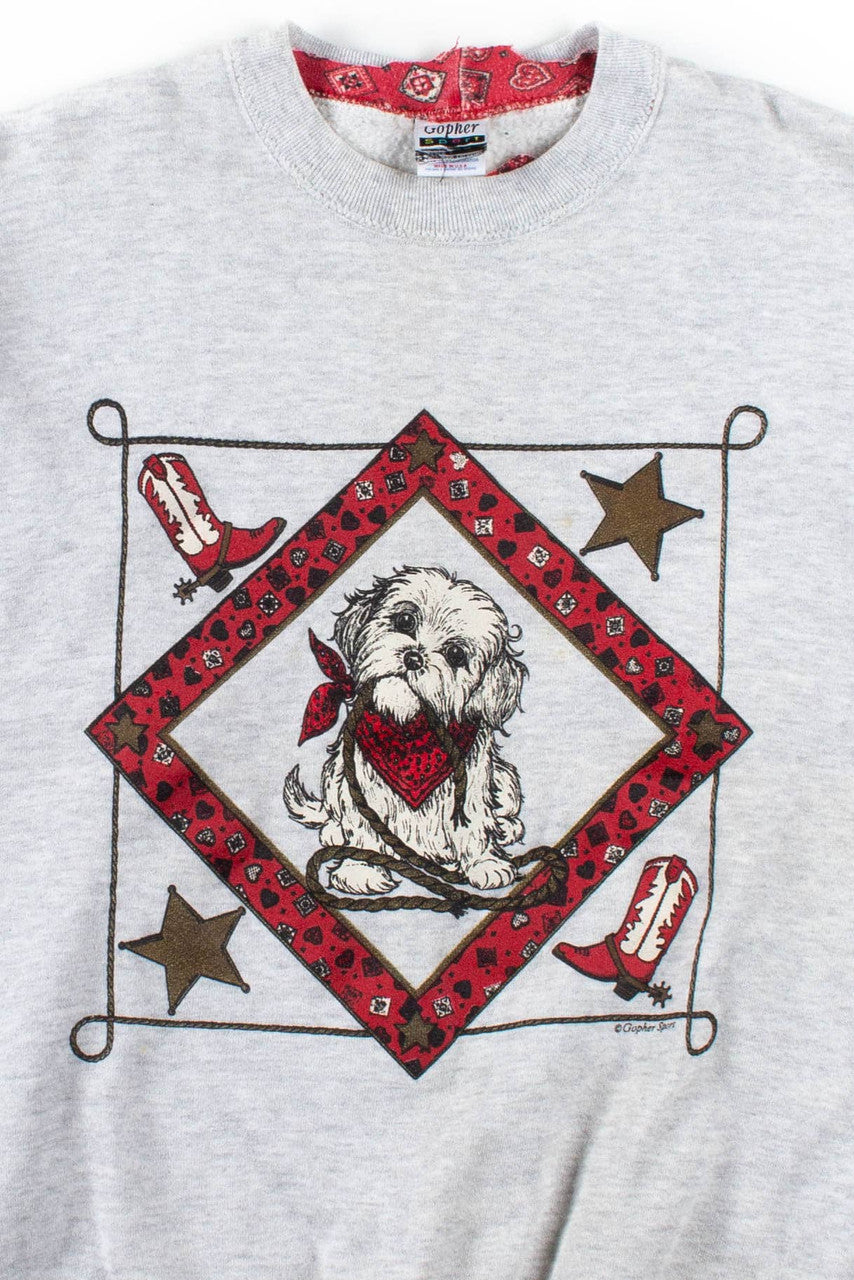Cowboy Puppy Sweatshirt