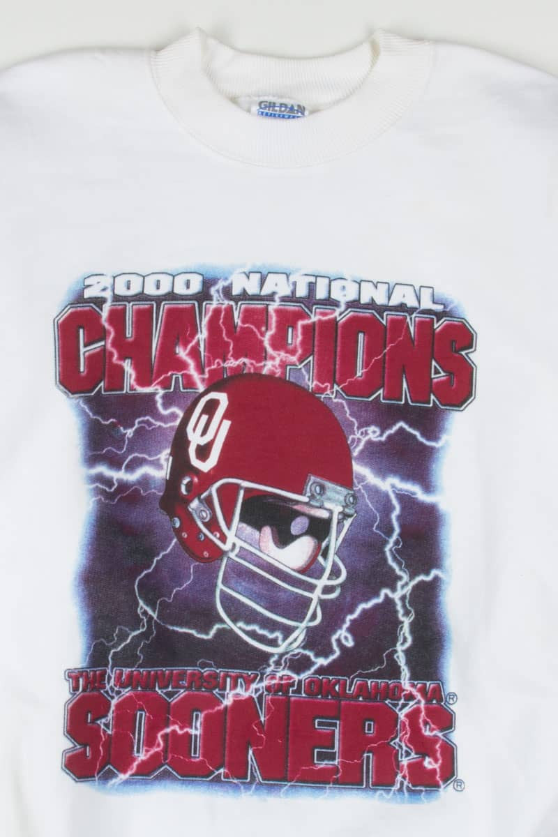 2000 National Champions University of Oklahoma Sooners Sweatshirt