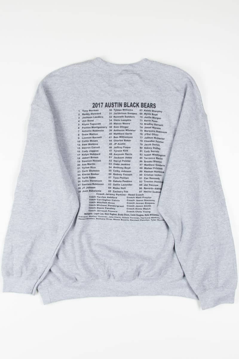 2017 Austin Black Bears Football Sweatshirt
