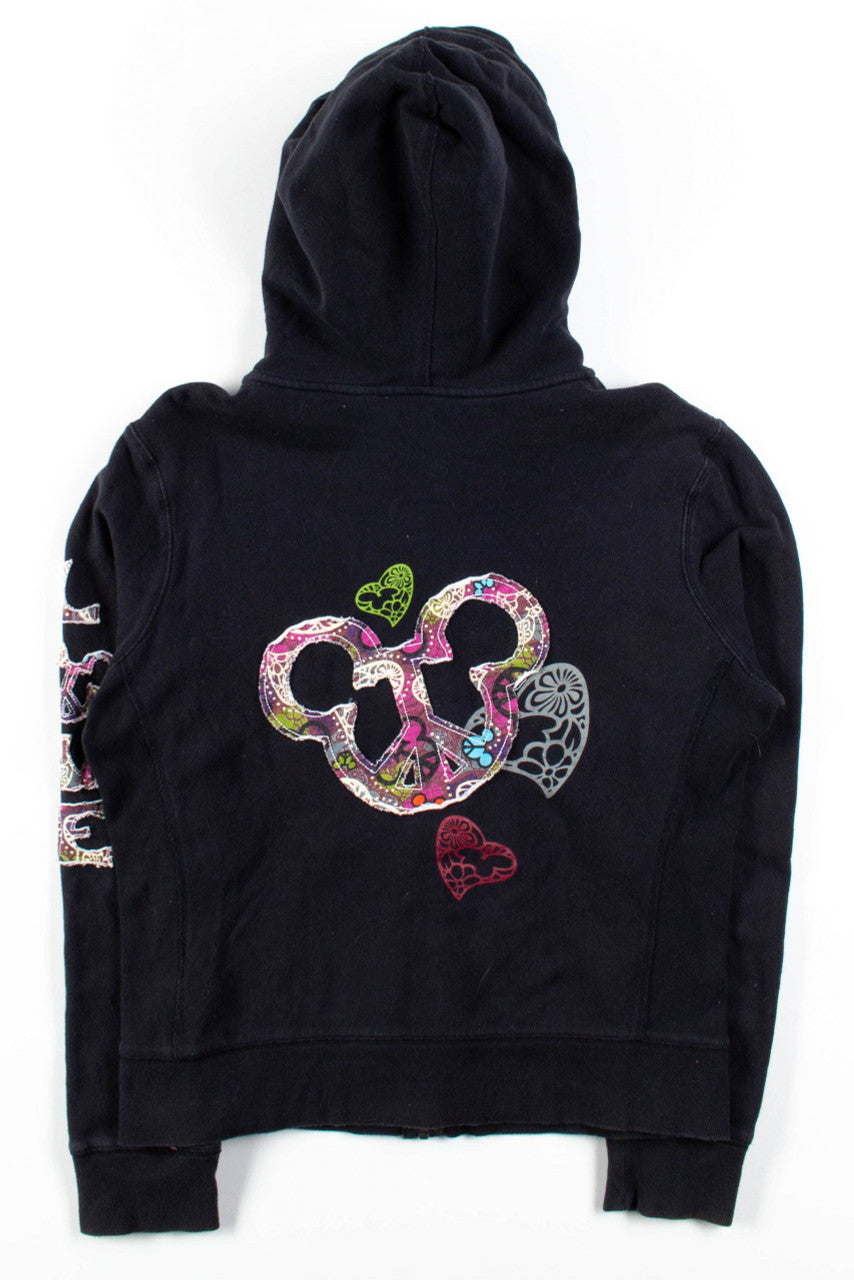 Hippie Disneyland Zip Hoodie