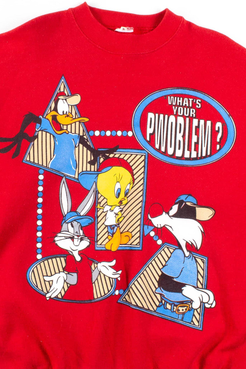 What's Your Pwoblem? Looney Tunes Sweatshirt