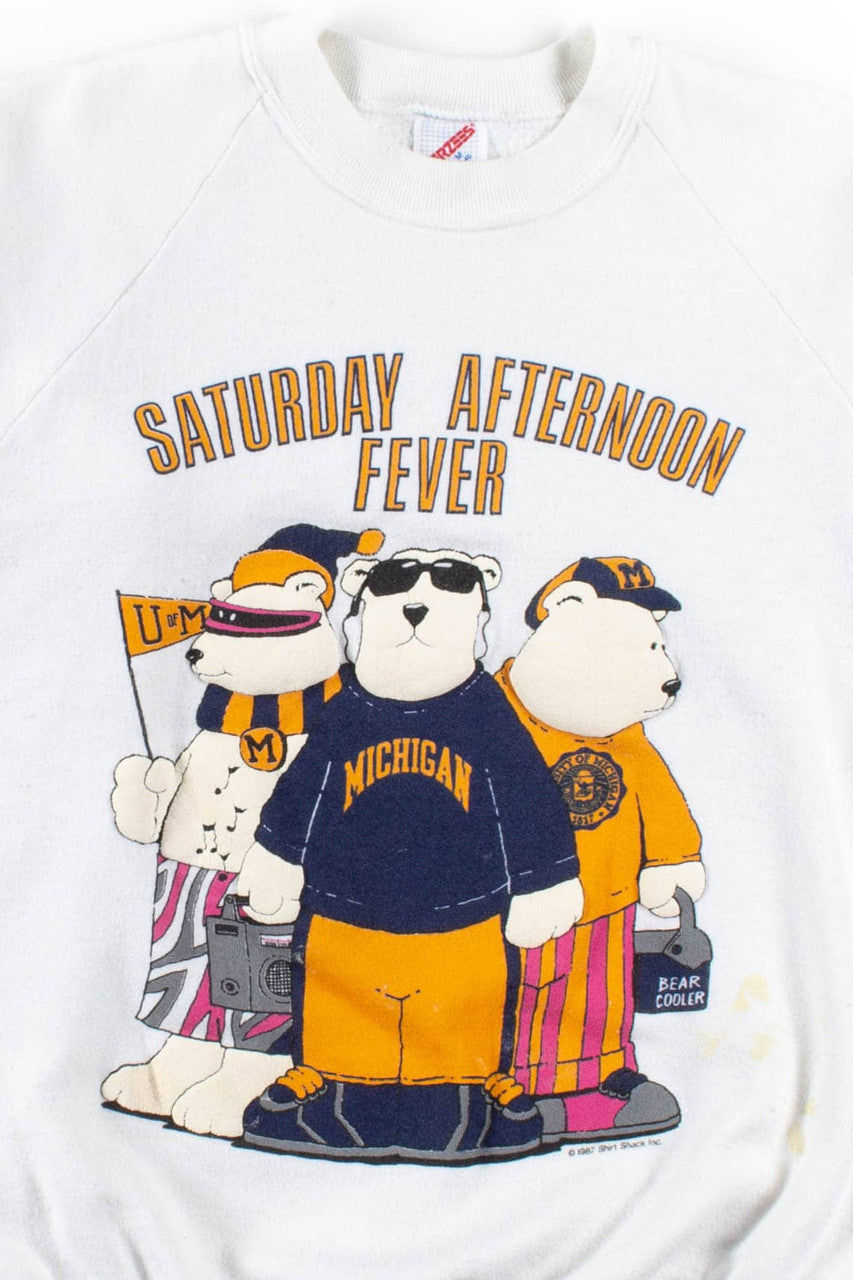 University Of Michigan Saturday Afternoon Fever Sweatshirt