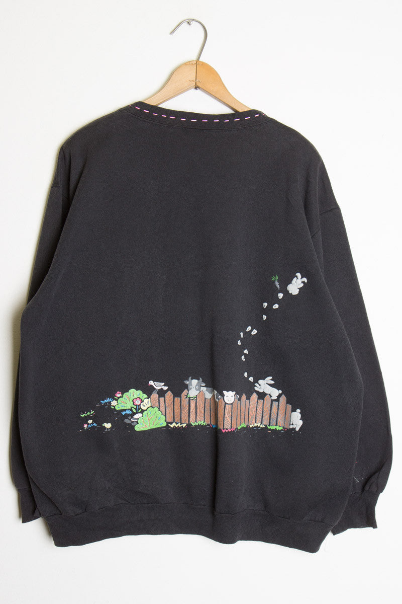 Farm Animals Vintage Sweatshirt