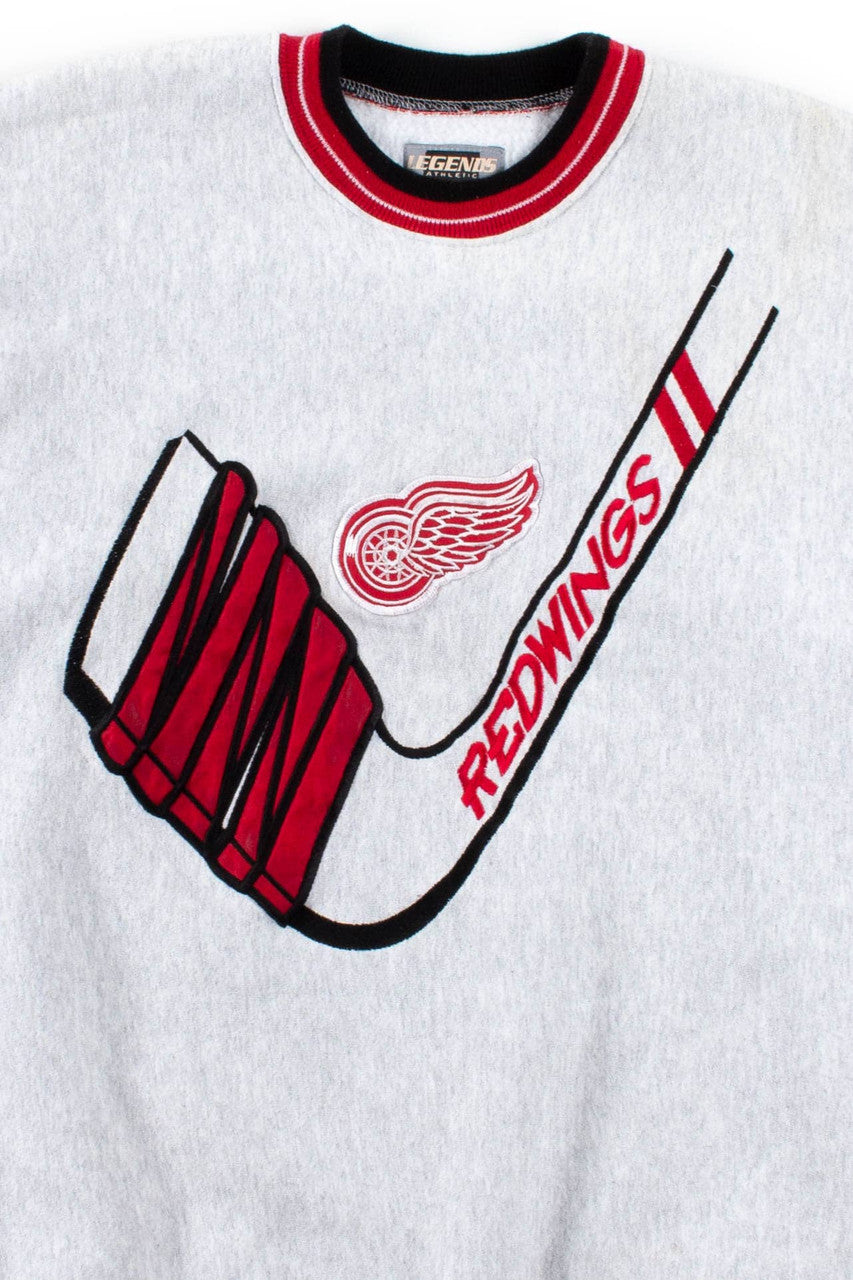 Detroit Red Wings Hockey Stick Sweatshirt