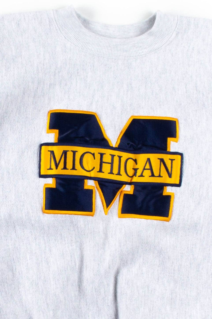 Grey Michigan 'M' Sweatshirt