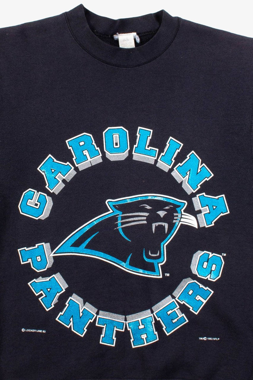 Carolina Panthers Cutoff Sleeve Sweatshirt