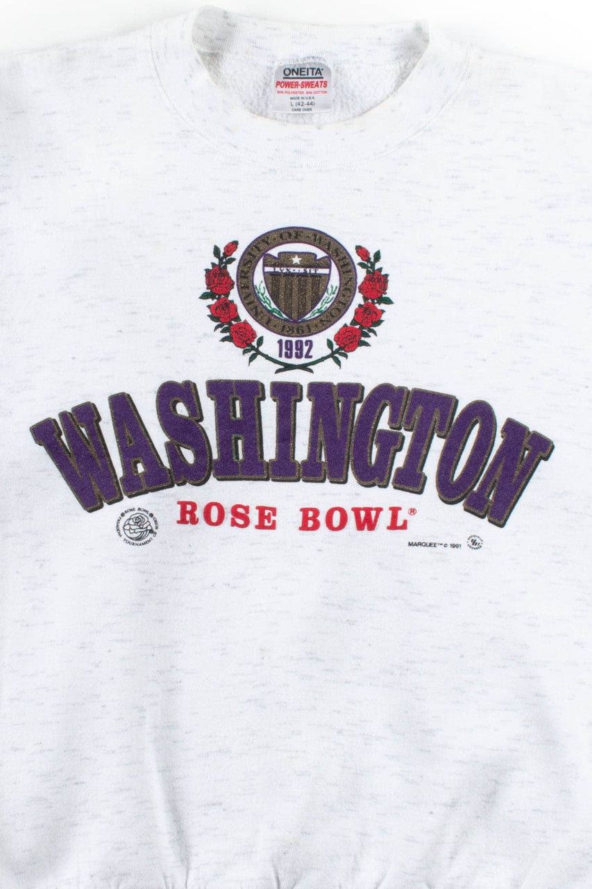 1992 Washington Rose Bowl Sweatshirt
