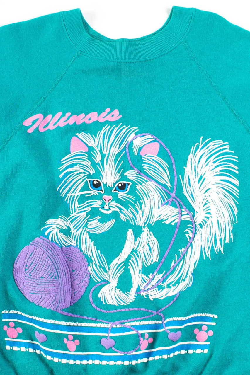 Illinois Kitten Sweatshirt