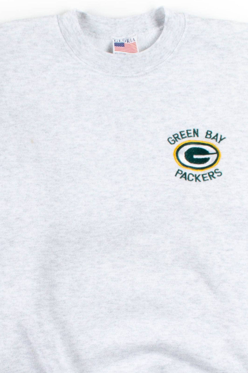 Grey Green Bay Packers Sweatshirt