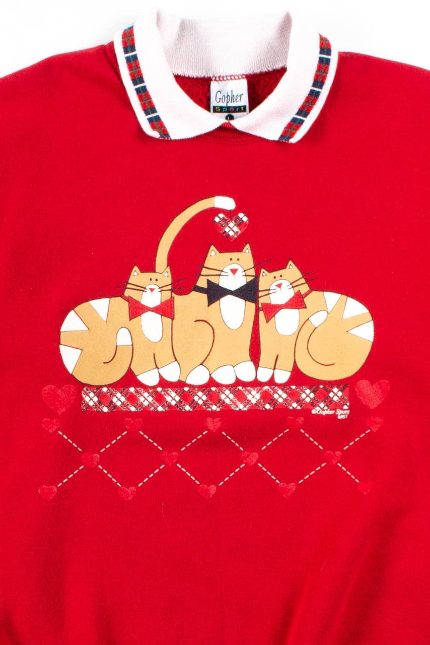 Collared Cats Grandma Sweatshirt