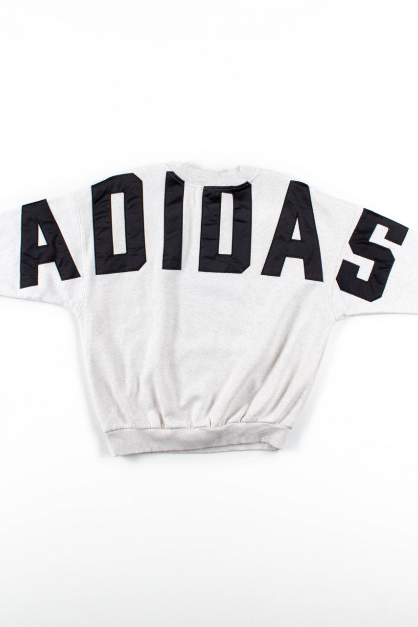 Short Sleeve Adidas Back Spellout Sweatshirt