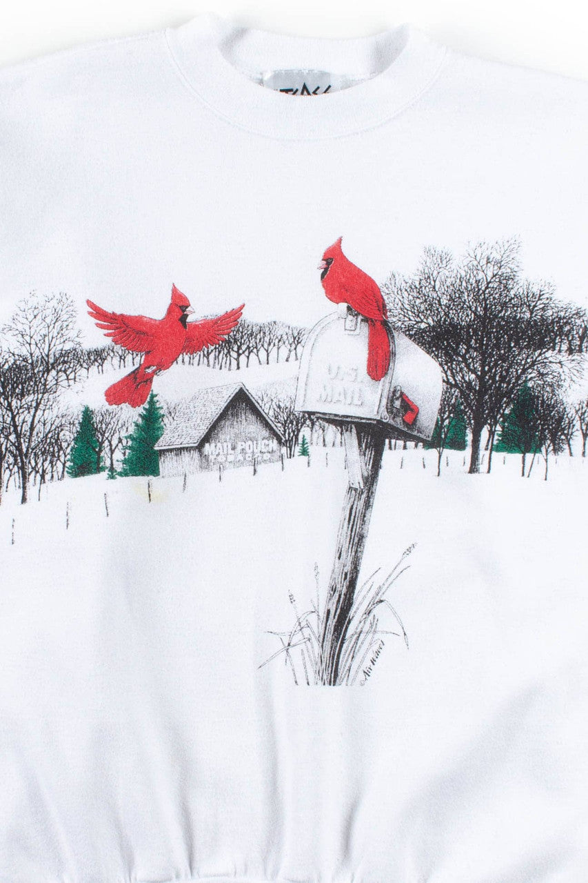 Winter Cardinals Sweatshirt 1