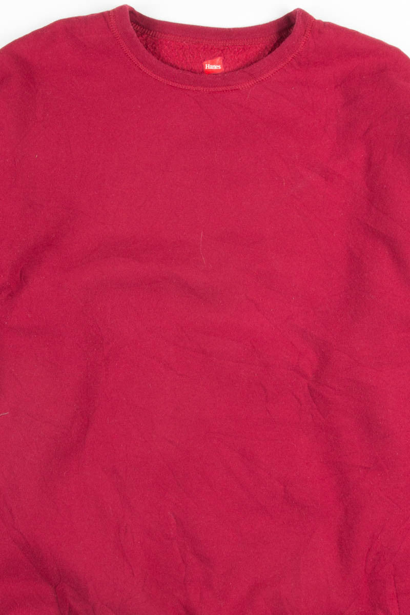 Burgundy Recycled Sweatshirt