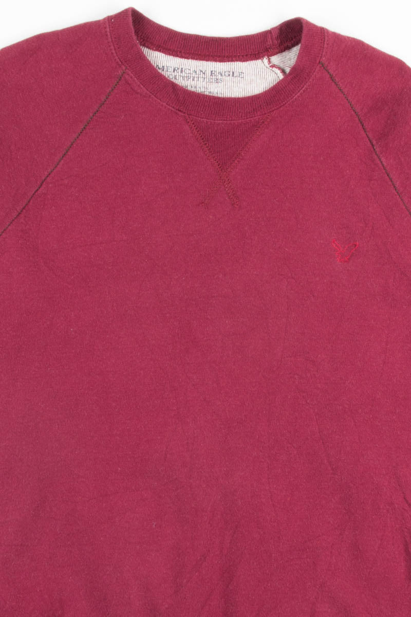 Burgundy Recycled Sweatshirt 2