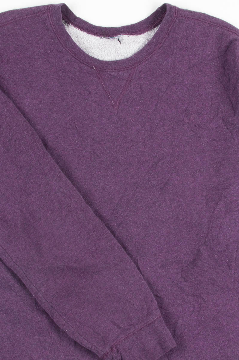 Purple Recycled Sweatshirt