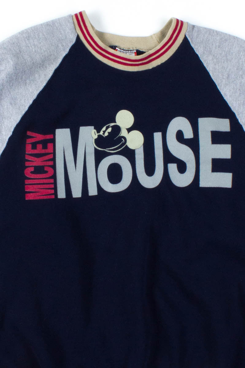 Block Letter Mickey Sweatshirt