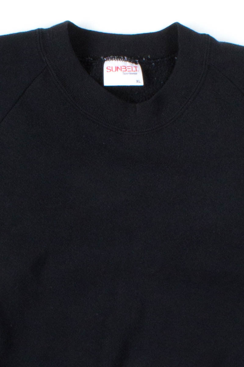 Black Recycled Sweatshirt 3