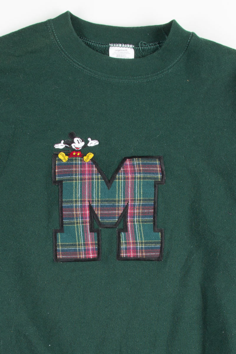 Green Mickey Mouse Sweatshirt 1