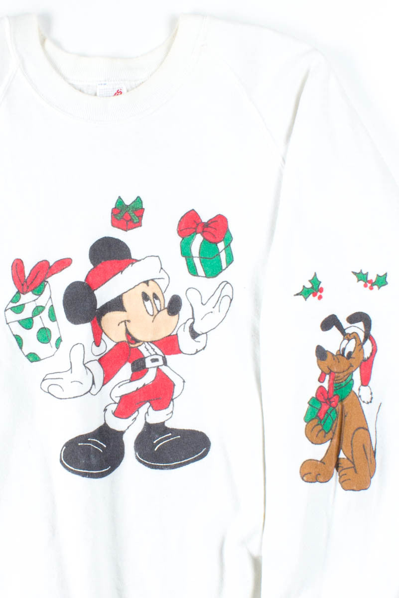 Mickey & Pluto Christmas Sweatshirt