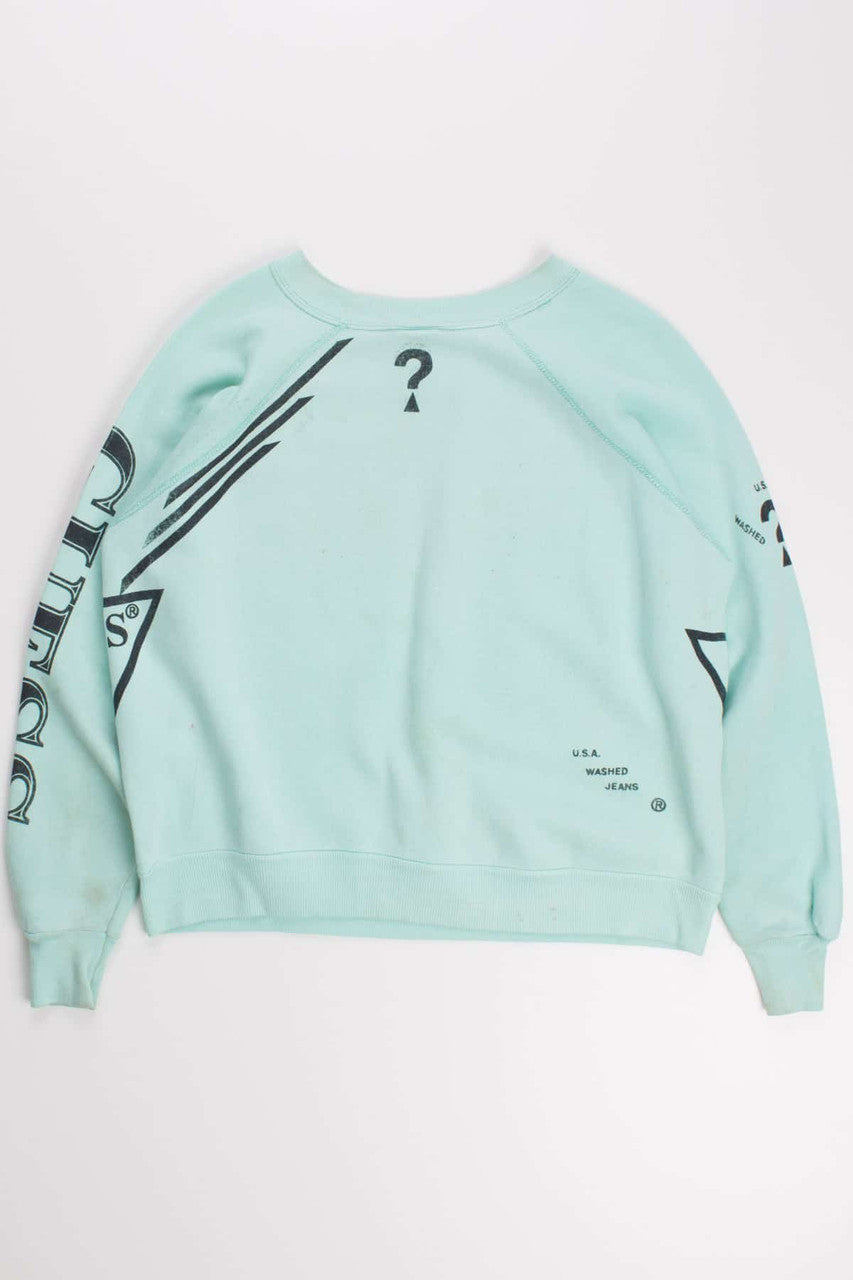 Bootleg Test Print Guess Sweatshirt