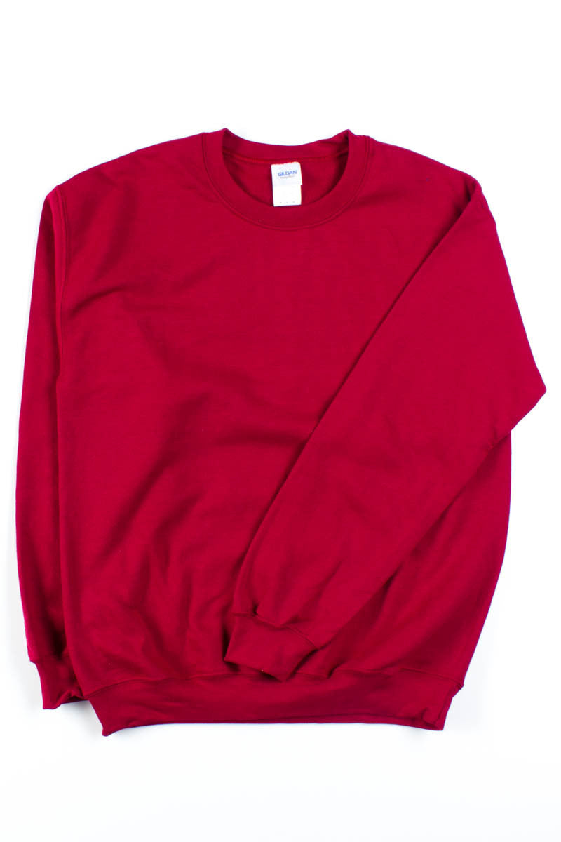 Burgundy Basic Sweatshirt