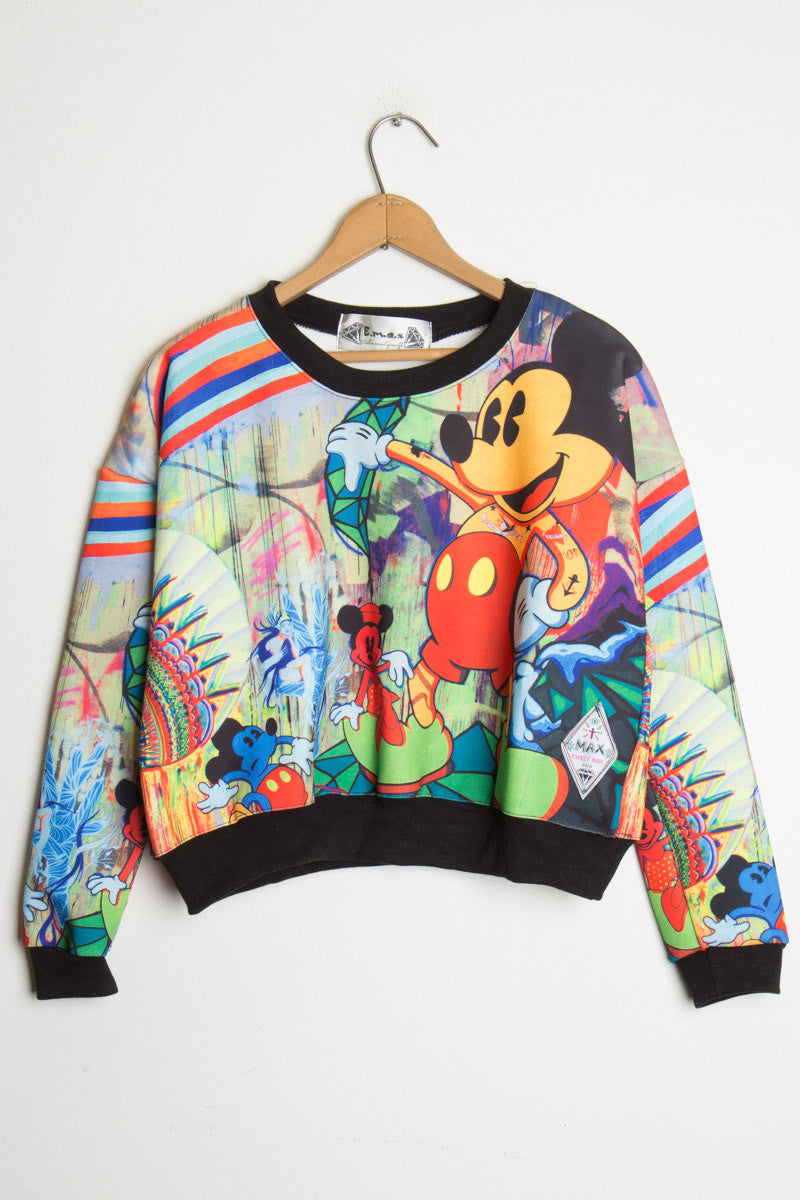 Trippy Mickey Vintage Sweatshirt